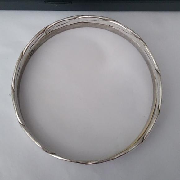 Sterling Silver 925 Taxco Mexico Bangle Bracelets, set of 2 - Picture 6 of 11